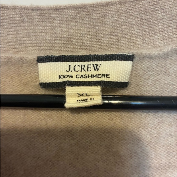 J.Crew 100% Cashmere Cardigan Sweater – Neutral Beige - Picture 2 of 3